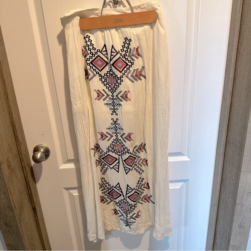 Floor length skirt